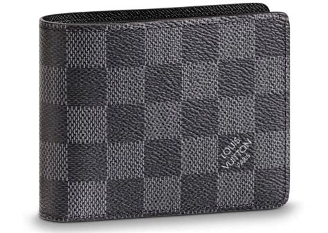 louis vuitton damier graphite slender wallet|louis vuitton damier ebene wallet.